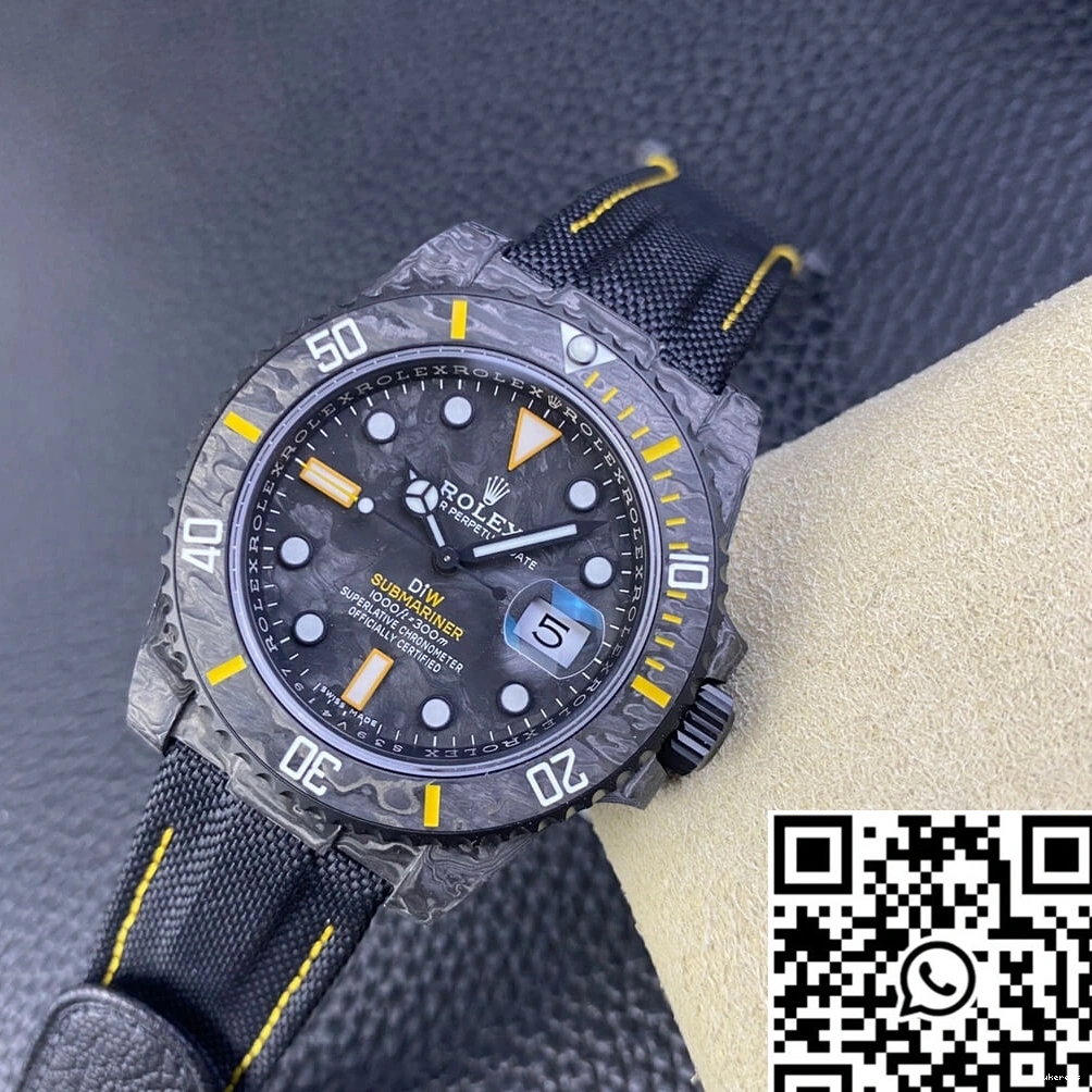 Fiber Factory Black Bezel Carbon Rolex DIW Submariner VS 0104